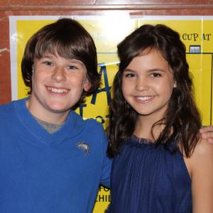 With Bailee Madison at an Alex's Lemonade Stand Fundraiser