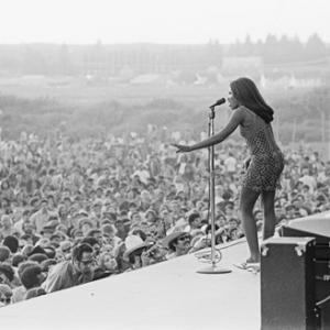 Tina Turner performing at the Seattle Pop Festival