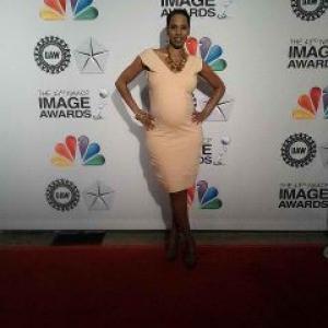 Malika Blessing at the NAACP Awards Pre- Gala