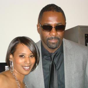 Malika Blessing & Idris Elba at The NAACP Image Award Pre- Show Gala