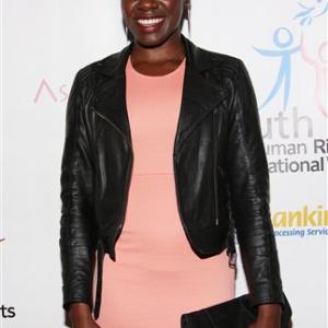 Anniwaa Buachie arrives at Youth for Human Rights International Celebrity Benefit at Beso Hollywood on Monday, March 24, 2014 in Los Angeles