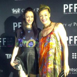 Lynnette Morley L Kylie Bailey R Perth Fashion Festival 2013