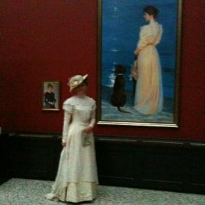 The story of the marriage between the painters Marie and P.S. Krøyer, finer guest invited to the vernissage with Marie and P.S.Krøyer