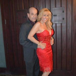 Lorraine Ziff with Robert Picardo as Mr and Mrs Corbett in Mansion of Blood