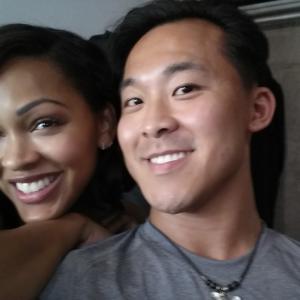 Meagan Good and Andy Yu on Minority Report
