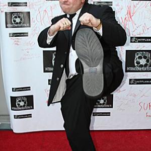 Screenwriter Ron Podell on the red carpet. AOF Film Festival 2011, Pasadena, Calif.