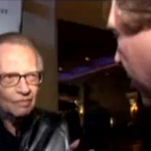 Award winning television and radio host Larry King (Larry King Live) and Pete Allman