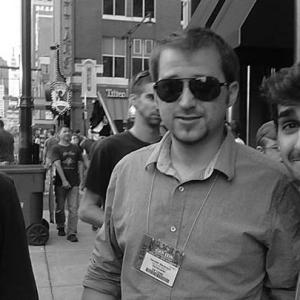 With cast and crew on the streets of the Gen Con Film Festival for 'New World OrdeRx' (2013).