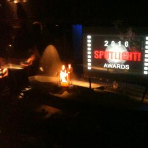 Tech'ing for KCSM Spotlight awards, 2010