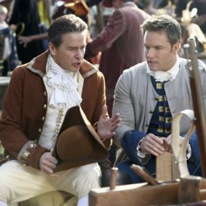 Still of Tim Matheson, Scott Porter and George Tucker in Hart of Dixie (2011)