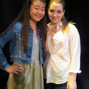 With Jennifer Stone from Nickelodeon's Deadtime Stories. See us in The Witching Game episode!