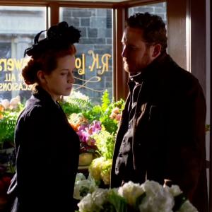 Kimberly-Sue Murray and Cole Hauser in The Lizzie Borden Chronicles.
