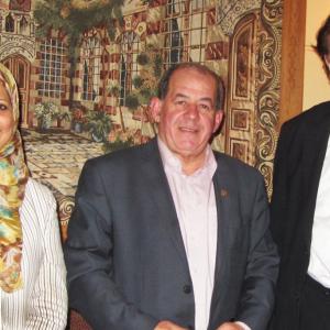 With Mrs Noha El-Maguid Abdallah MBA and Dr Sami El-Gindy in Allexandria in June 2014.