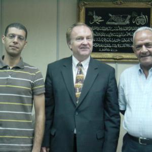 With EMPC Studios Heads of Production, Cairo Egypt