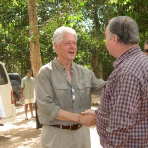 With Bill Clinton