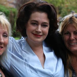 LynnAnne Daly on the set with Actress SEAN YOUNG  Casting Director MARYANN GIANNINO