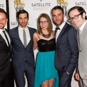 EastSiders on the red carpet for their nomination at the International Press Academy Satellite Awards.