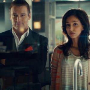 Still of Michael Shanks and Gia Sandhu in Saving Hope