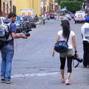 Filming Festival Road Trip at the Guanajuato International Film Festival 2011
