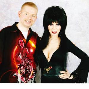 Tristan Stadtmuller with Elvira Mistress of the Dark