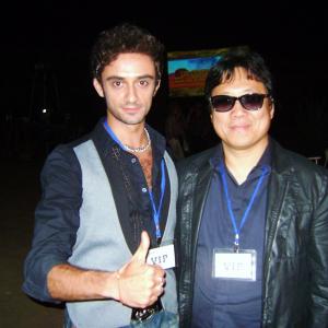 Christian Kang Bachini  Sngmoo Lee at Almeria Western Film Festival 2011