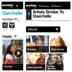 Ariana Demi Bridgit and Zendaya are similar to Daechelle MTV Artist
