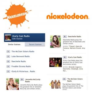 Nickelodeon features Daechelle on iCarly Radio