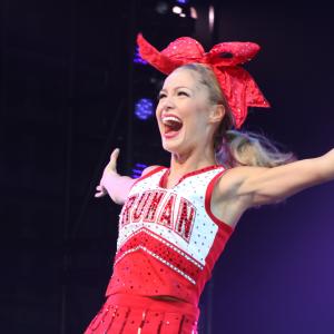 Elle McLemore Curtain Call on Bring it On The Musical Broadway Opening night