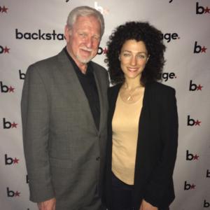 Gregory M. Brown and Maria DiFazio - Backstage Network Event New York City March 25, 2015