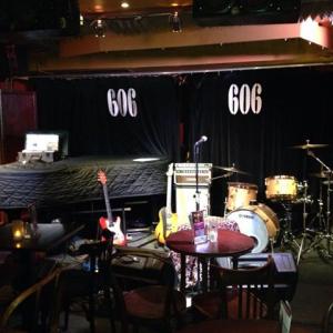 Just after the sound check at the famous 606 Club Chelsea with Connie Lush and Blues Shouter