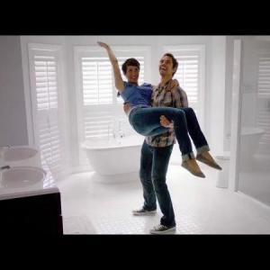 Lowes commercial still Jordan James Smith and Felicia Porter