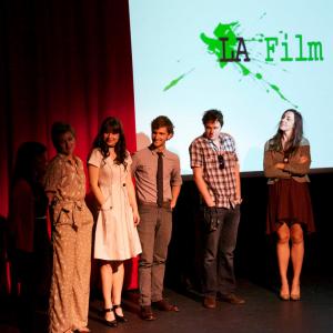 Q&A for 'Relationship Status' during the LA FILM Project Premiere February 23rd, 2013