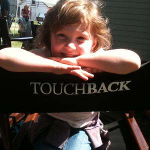 Ella Anderson on the set of the Feature Film Touchback