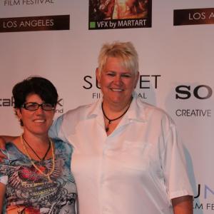 Teresa Parker with Jeanette Caldera at the Sunset International Film Festival 2013