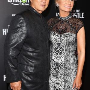 Cary-Hiroyuki Tagawa and Deidre Madsen at event of The Man in the High Castle (2015)