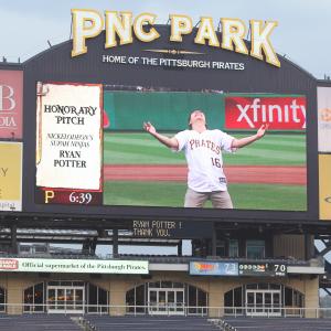 First Pitch Pirates Game PNC Park 8/27/12