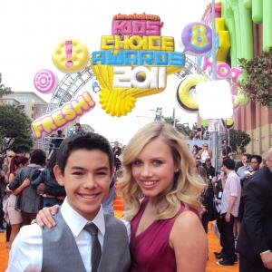 Kids Choice Awards Ryan Potter and Gracie Dzienny
