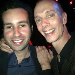 Actors Doug Jones and Paul Tirado at the ComicCon FearNet 2012 party in San Diego