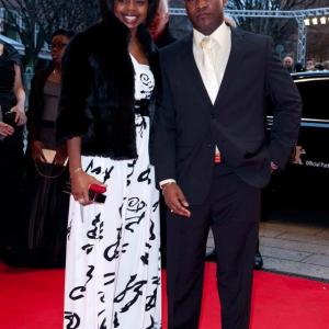 Seen here with my lawyer and manager Farrah Auguste at the 2013 Berlin film festival Berlinal where my movie War Witch won best feature foreign film and where my coactress won the silver bear