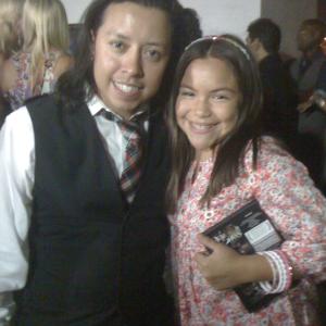 Tiffany Martinez with Actor, Carlos Ramirez during Susan's Remembrance Screening.
