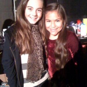 Tiffany Martinez and ActressModel Ava Allan on set of Susans Remembrance