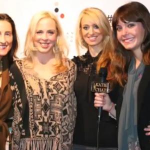 Red carpet at the Canadian International Television Festival 2014 interviewed by Katie Chats With Actress Lucie Guest and Cinematographer Sarah Thomas Moffat