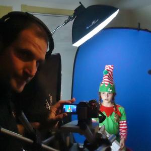 Music Video  The Angry Elf directing opening scene with actress Leila Jean Davis