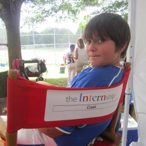 As Cole on the set of The Internship  20th Century Fox  directed by Shawn Levy
