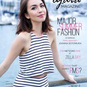 Joanna Sotomura on the cover of Lydia Magazines Summer Issue 2015