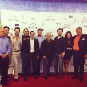 With some cast and crew at P51 Premier