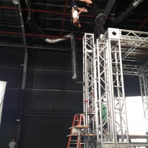 Stunt work for McDonalds with stunt man Casey Adams