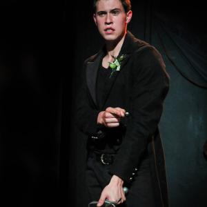 Brando Boniver as Hamlet in the Frog and Peach Co stage production 2013