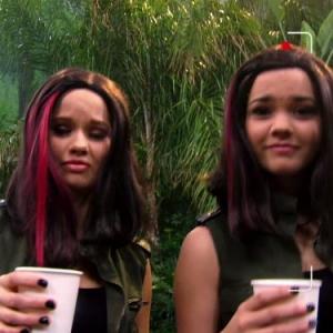 Still of Maia Mitchell and Debby Ryan in Jessie 2011