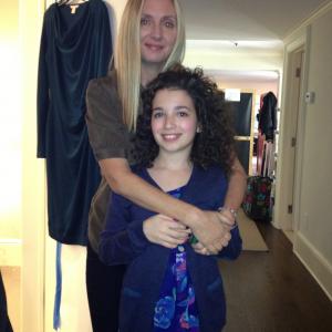 The lovely Hope Davis  Olivia Steele Falconer on set of After the Fall